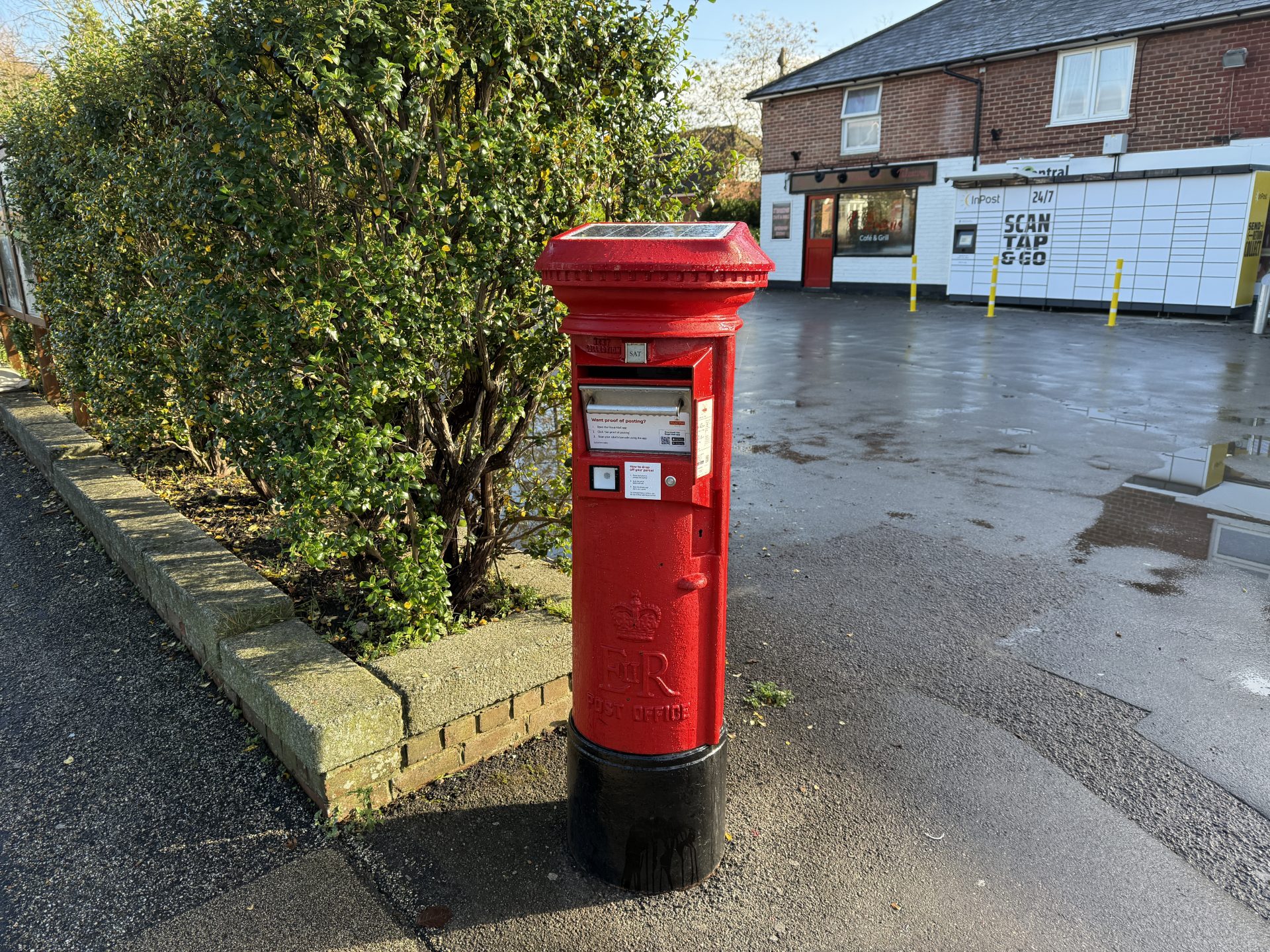 New solar-powered post box in Swanmore